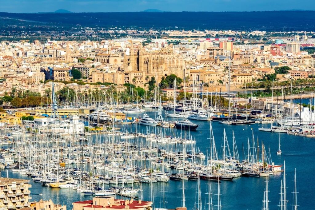 Marina de Palma de Maiorca, na Espanha