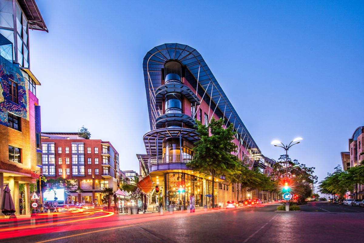 Centro comercial de Melrose Arch, em Joanesburgo