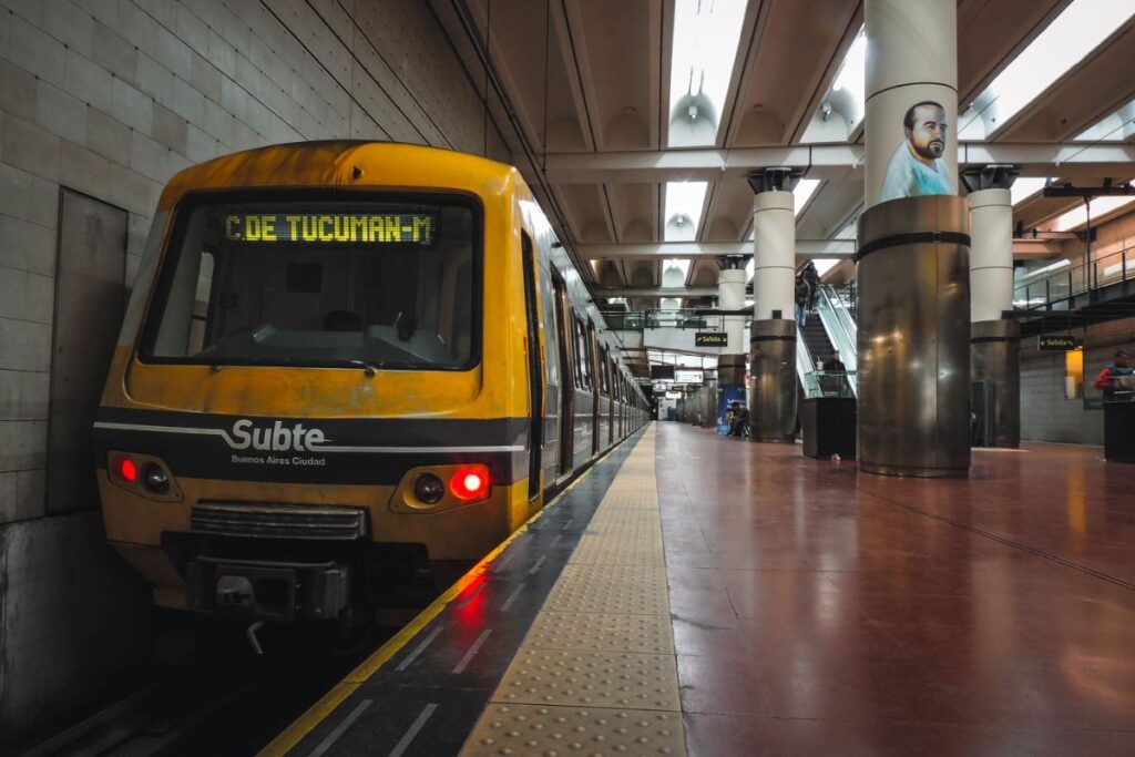 Estação de metrô em Buenos Aires, na Argentina