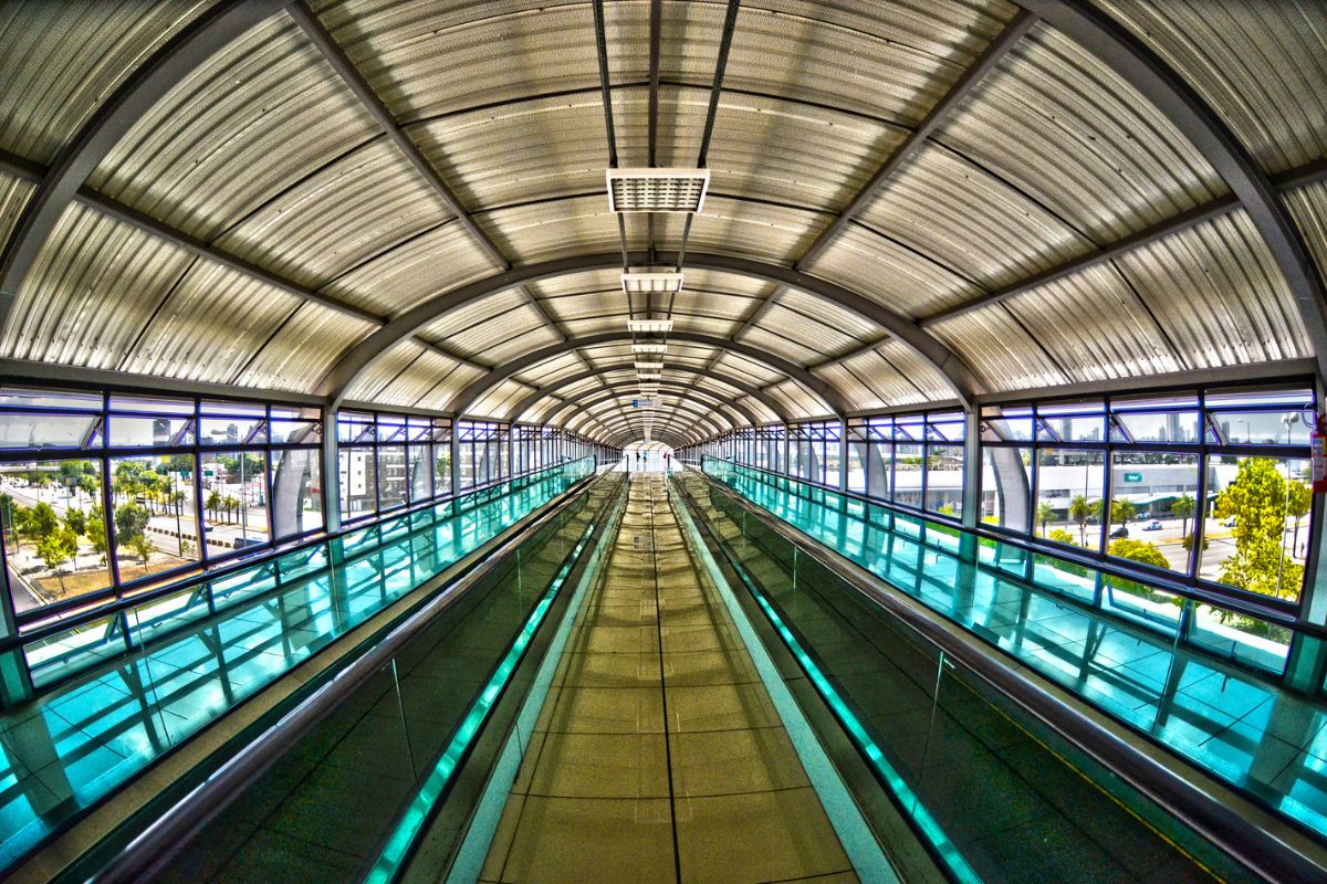 Passarela do metrô de Recife