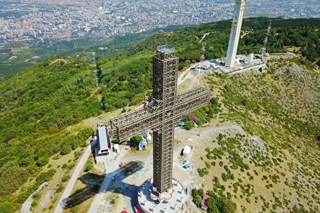 Millennium Cross no Monte Vodno