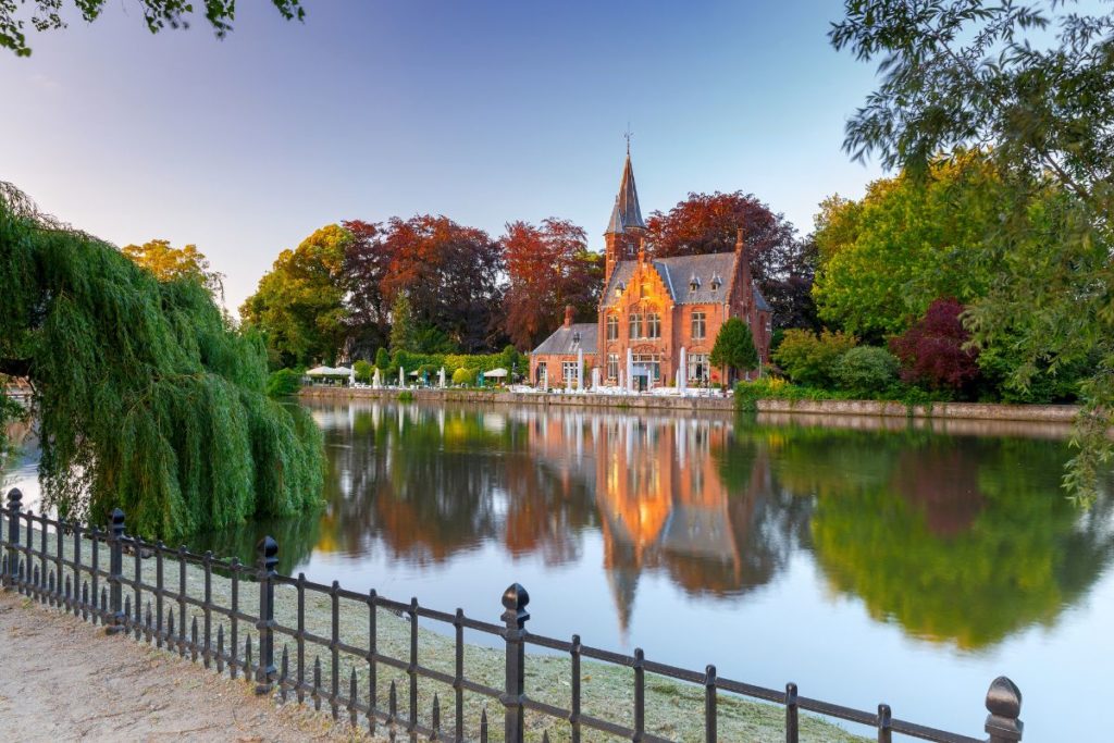 Lago do Amor no Parque Minnewater