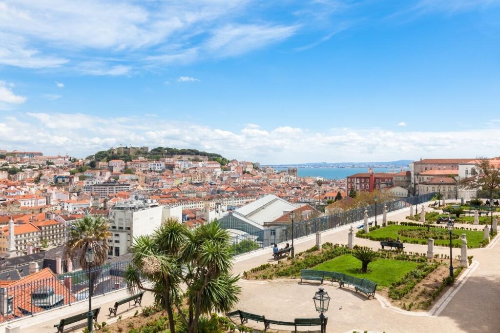 Miradouro São Pedro de Alcântara, em Lisboa