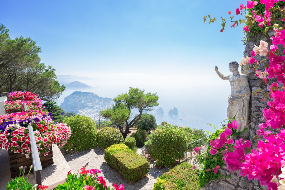 Vista do Monte Solaro, em Capri