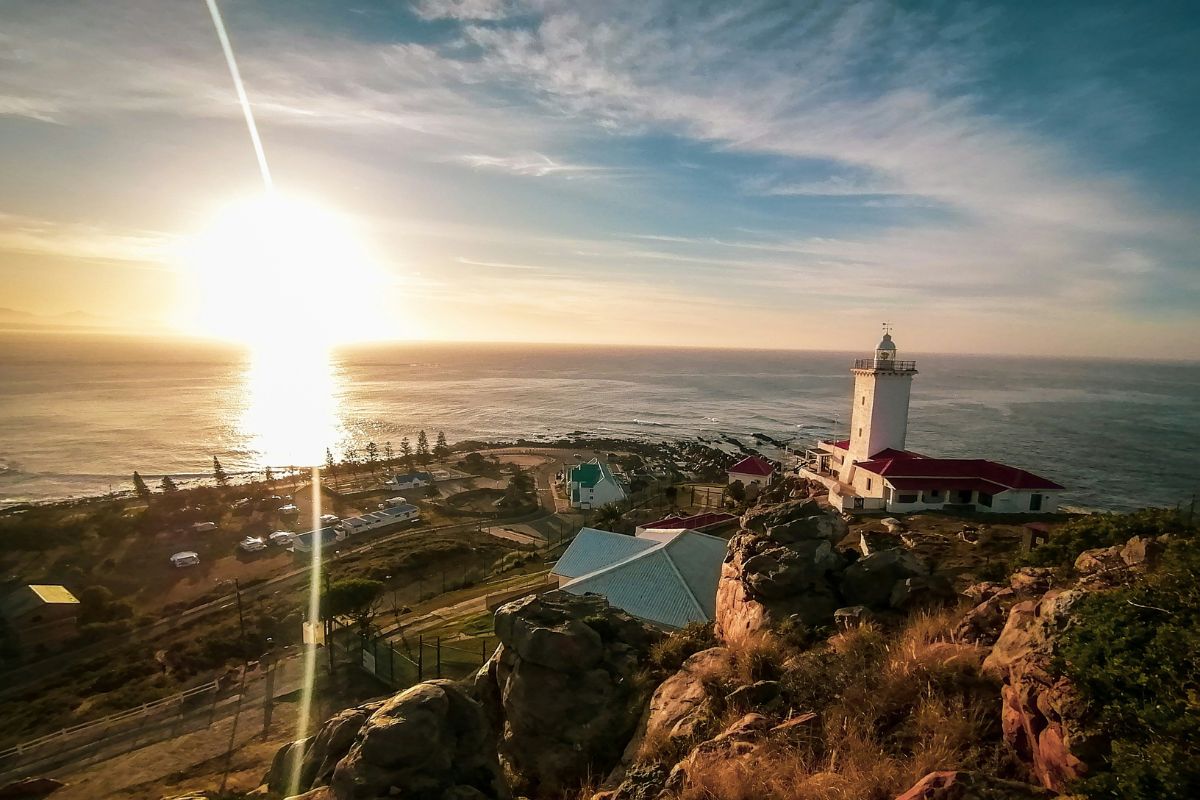 Farol da cidade de Mossel Bay, na África do Sul