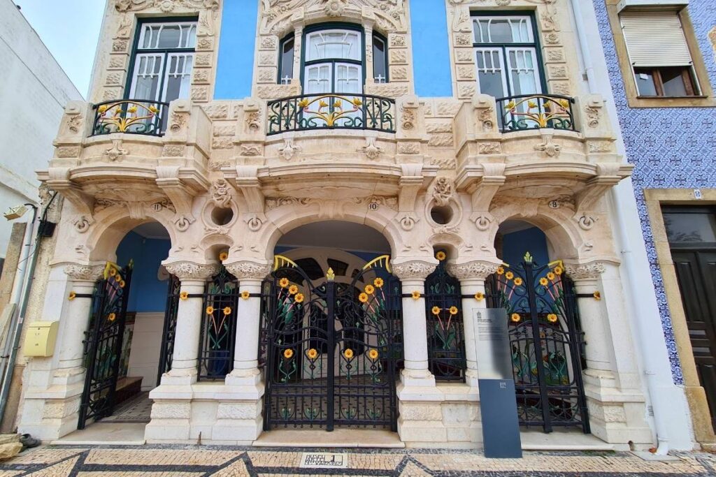 Fachada do Museu de Arte Nova, em Aveiro
