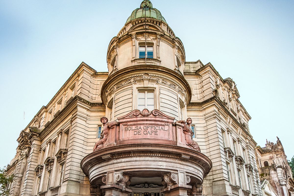 Edifício histórico do Museu do Café