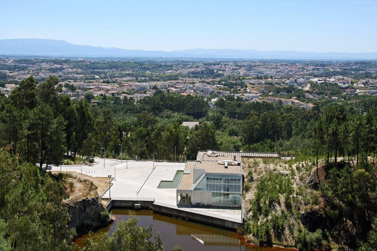 Imagem panorâmica do Museu do Quartzo, em Viseu