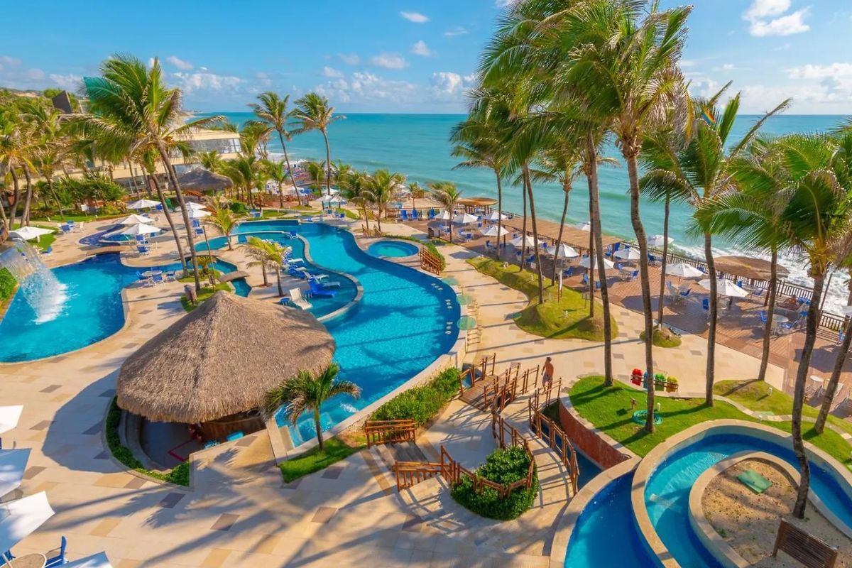 Piscinas de hospedagem de luxo em Natal, Brasil