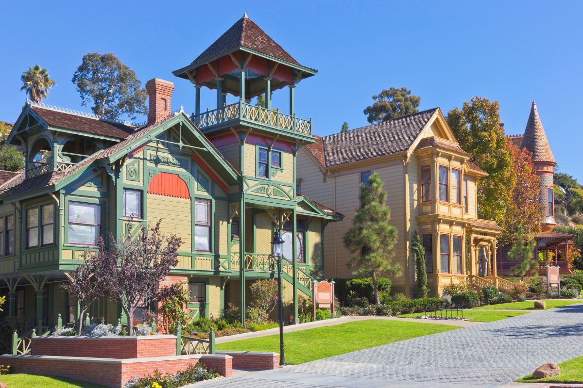Construções históricas da Old Town de San Diego
