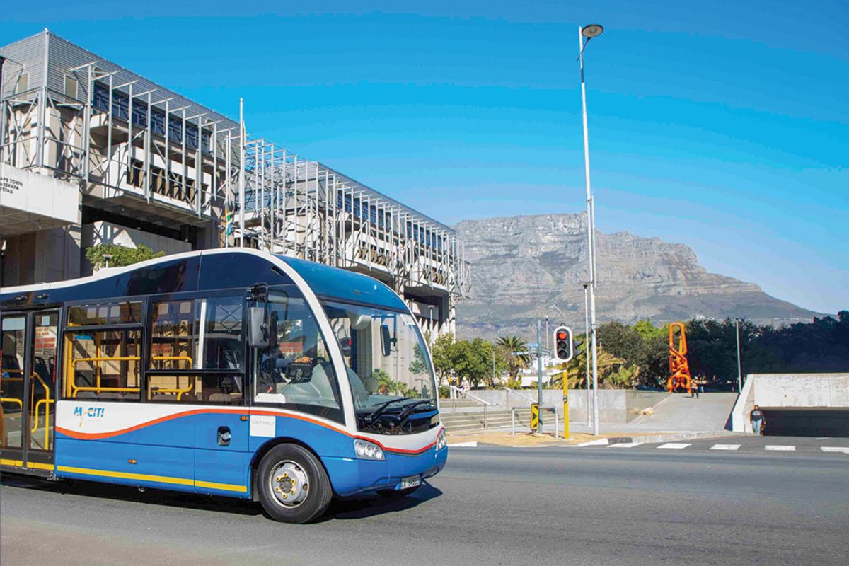 Ônibus do transporte público de Cape Town