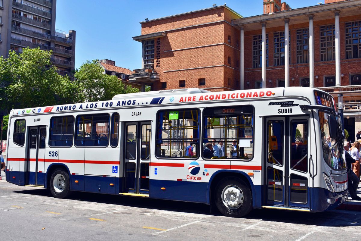 Ônibus do transporte público de Montevideo