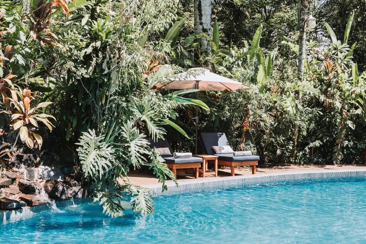 Piscina de hotel em Puerto Iguazú, Argentina