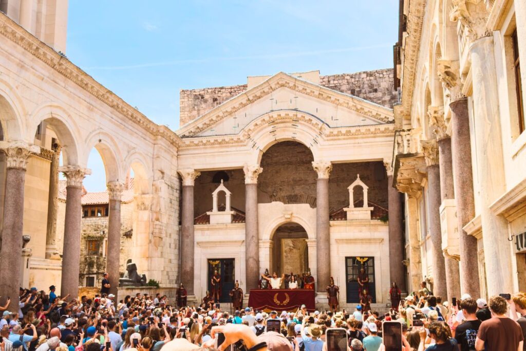 Palácio de Diocleciano em Split, na Croácia