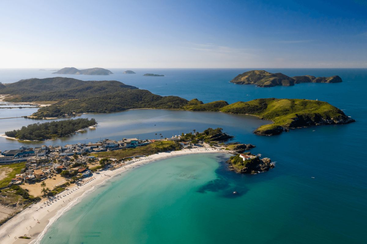 Panorama de Cabo Frio, no Rio de Janeiro