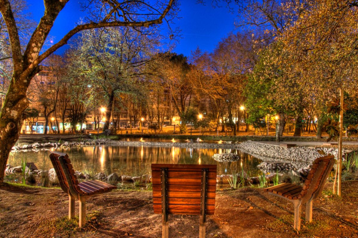 Lago dentro do Parque Aquilino Ribeiro