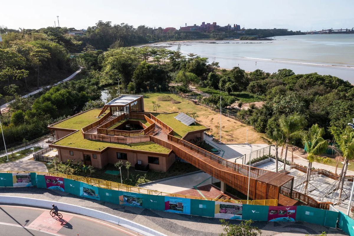 Imagem panorâmica do Parque Botânico da Vale