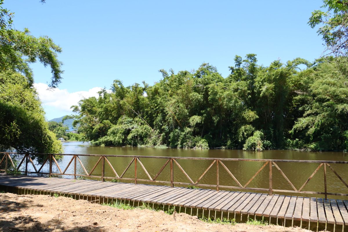 Trecho do Parque Municipal do Juqueriquerê
