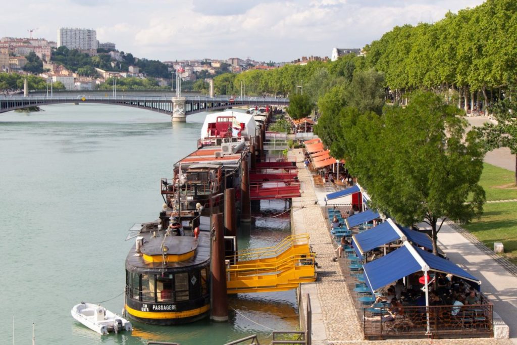 Passeio de barco no Rhône, em Lyon