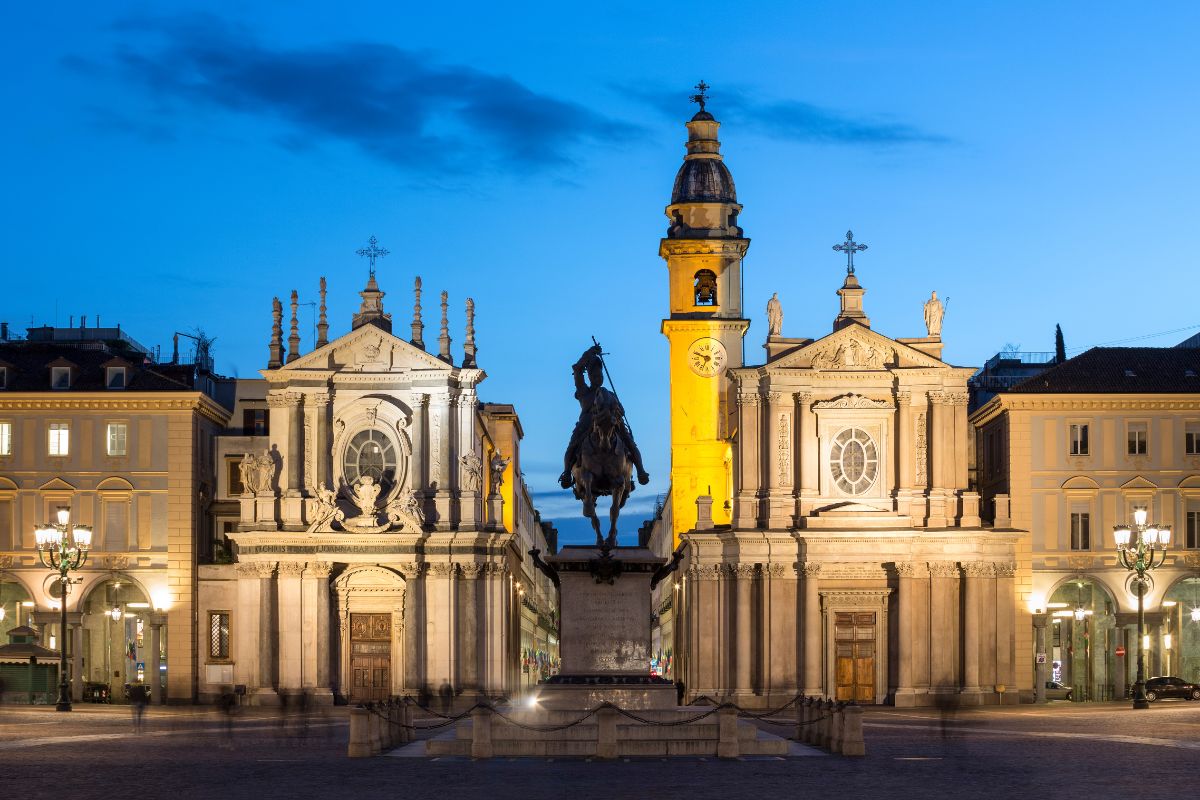 Igrejas Santa Cristina e San Carlo na Piazza San Carlo