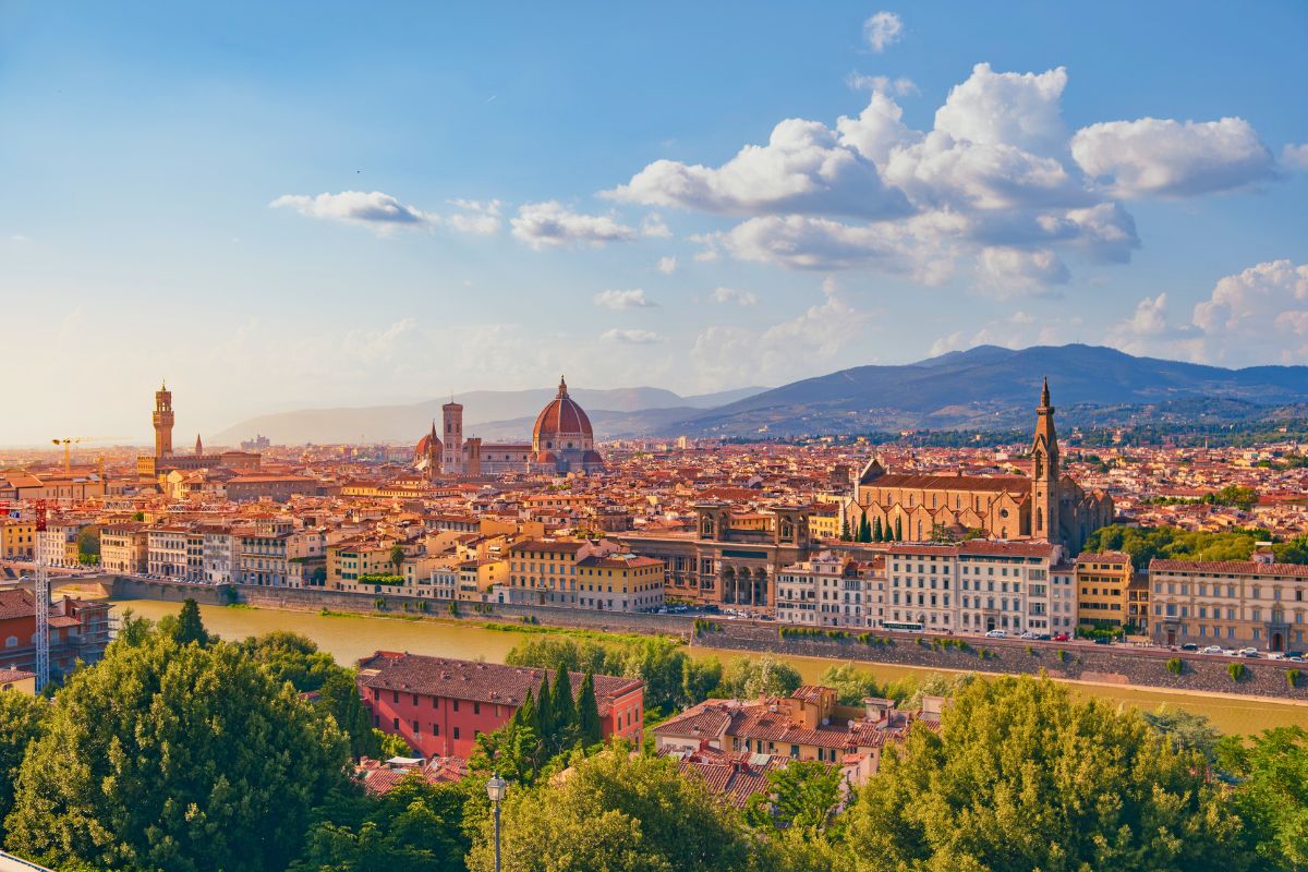 Vista de Florença desde a Piazzale Michelangelo