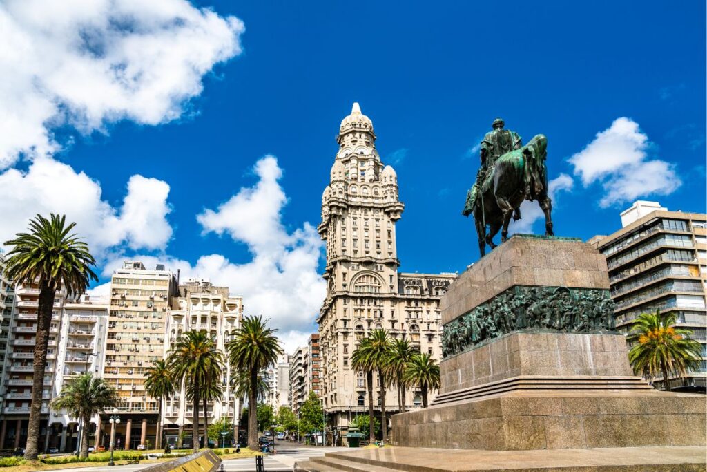 Plaza Independencia, em Montevideo