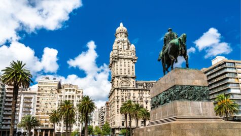 Plaza Independencia, em Montevideo