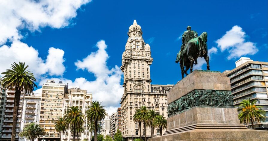 Plaza Independencia, em Montevideo