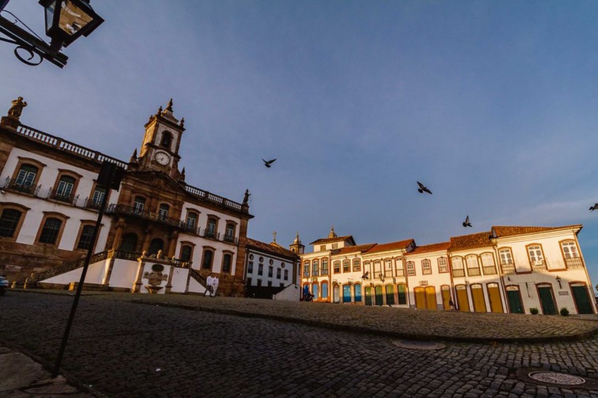 Praça Tiradentes em Ouro Preto