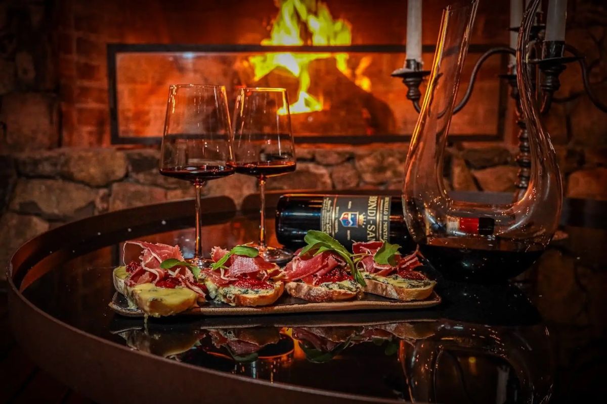 Bruschetas do Osteria Di Lucca, restaurante italiano de Gramado
