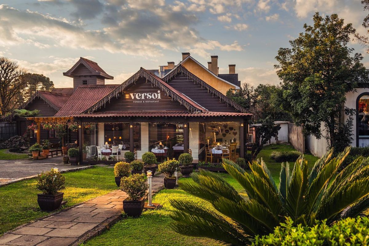 Restaurante Versoi, que serve fondue em Gramado