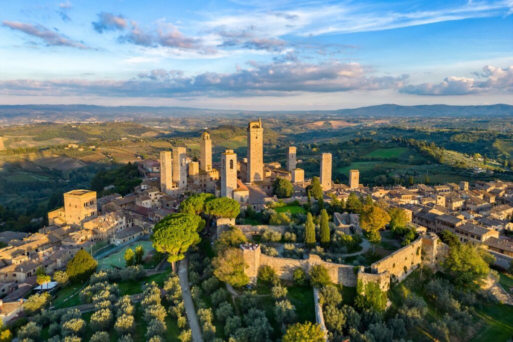 Imagem panorâmica da Rocca di Montestaffoli