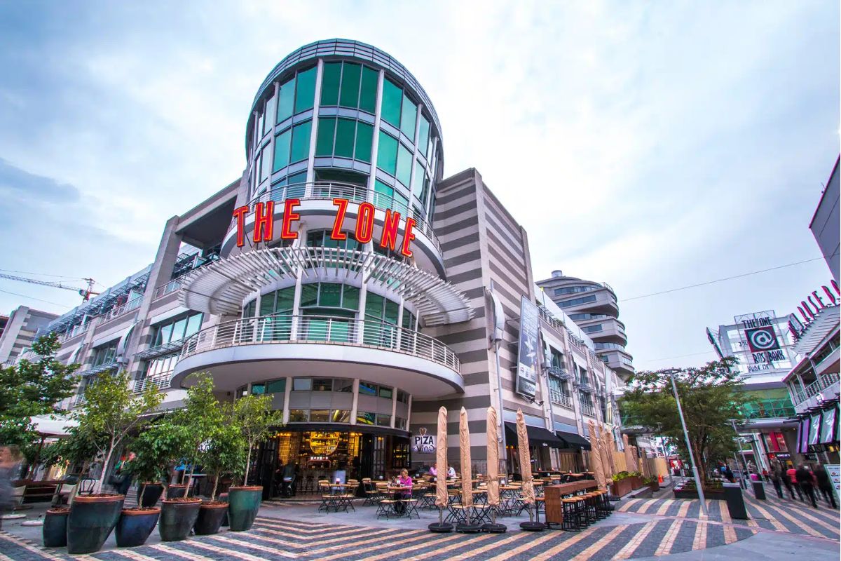 Centro comercial do bairro de Rosebank, Joanesburgo