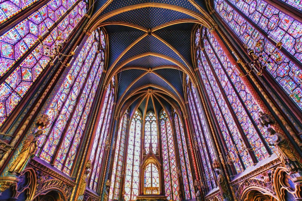 Vitrais da Sainte-Chapelle em Paris