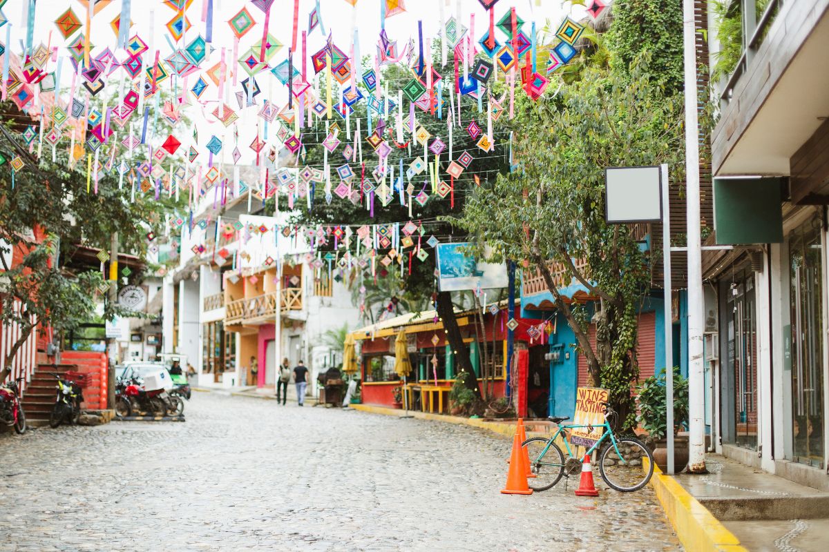 Vilarejo colorido de Sayulita, na Riviera Nayarit, México