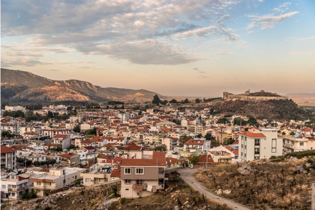 Vista Panorâmica de Selçuk, na Turquia