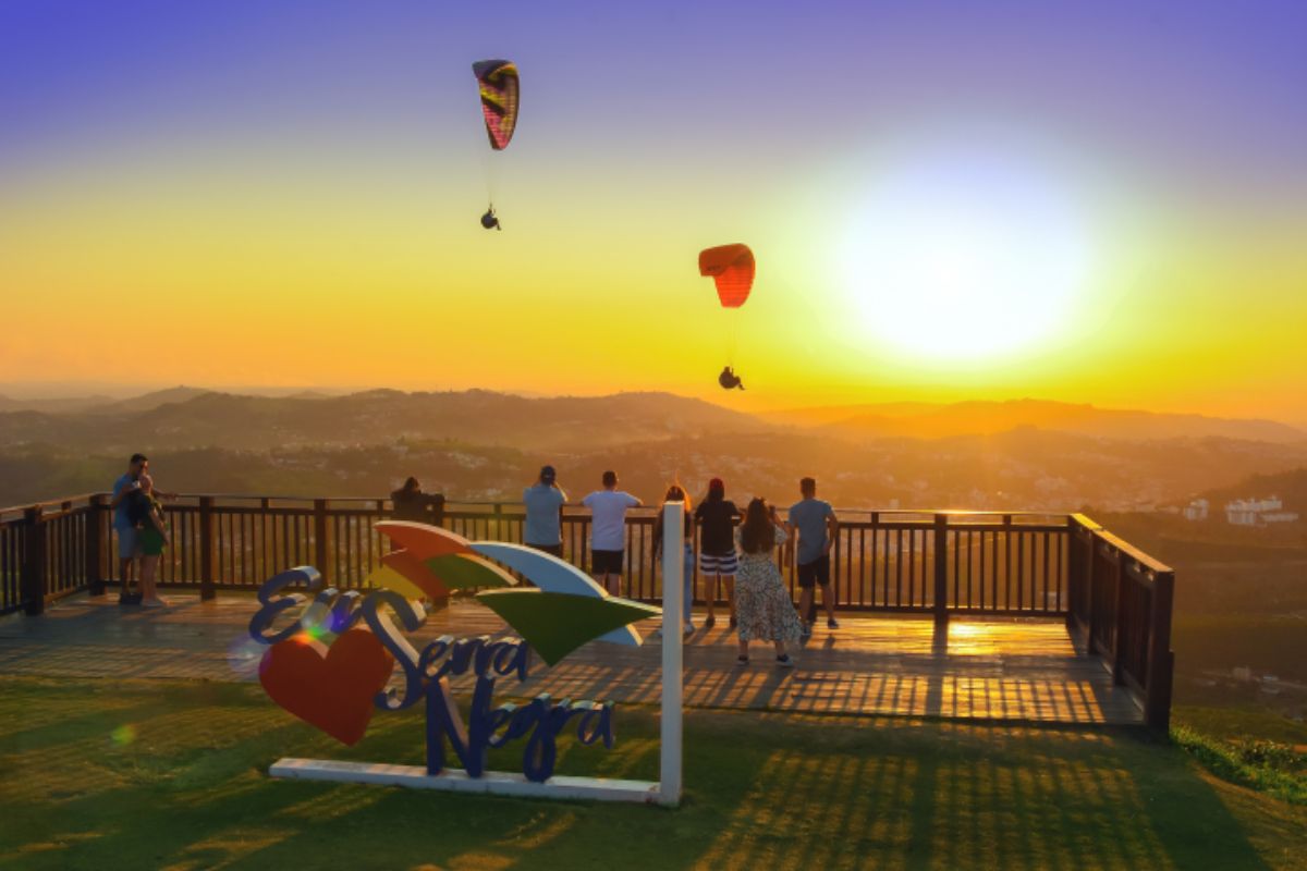 Mirante de Serra Negra, no estadod e São Paulo