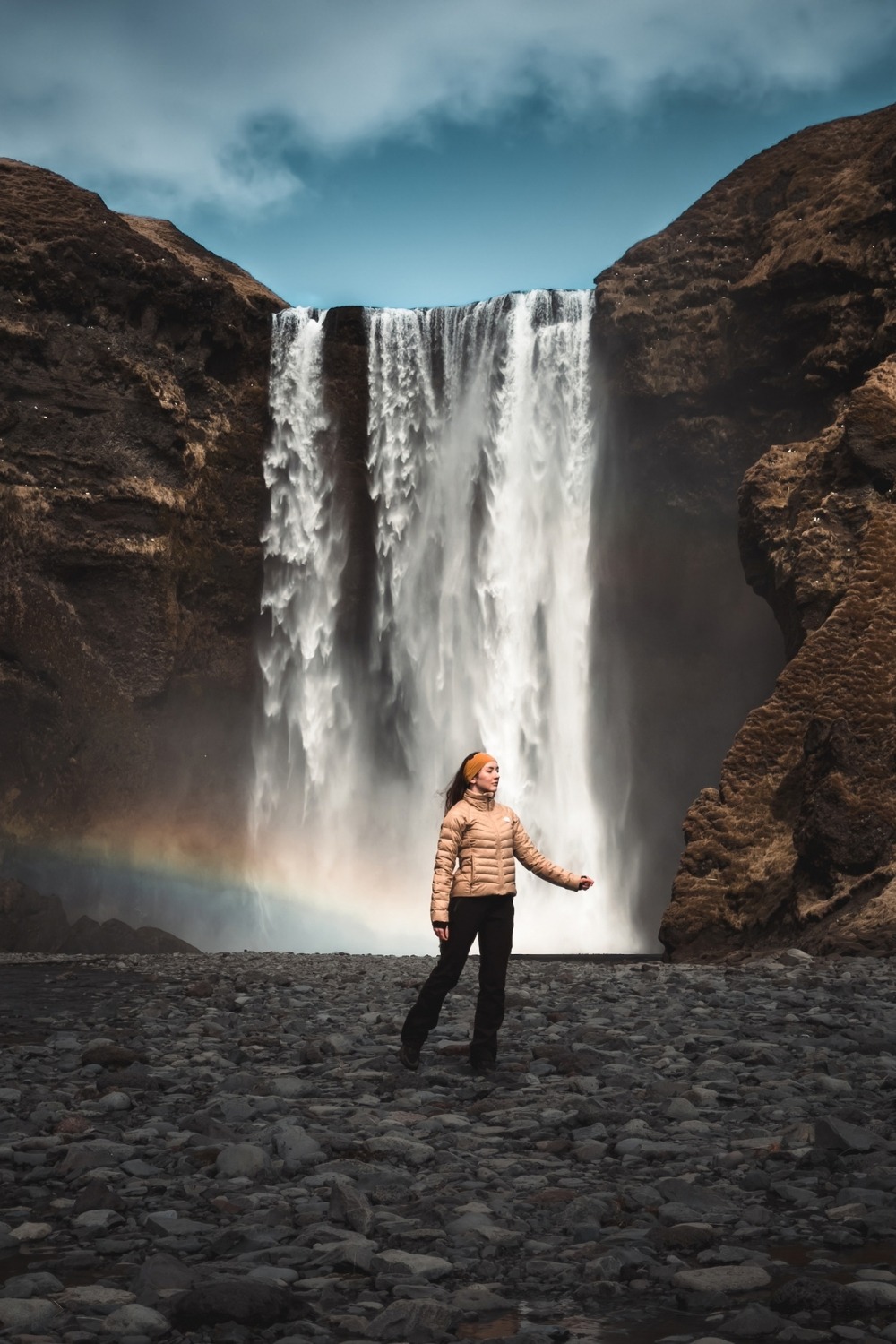 Skógafoss, na Islândia