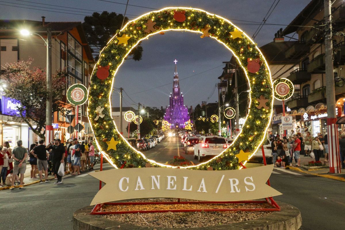 Decoração do Sonho de Natal, em Canela