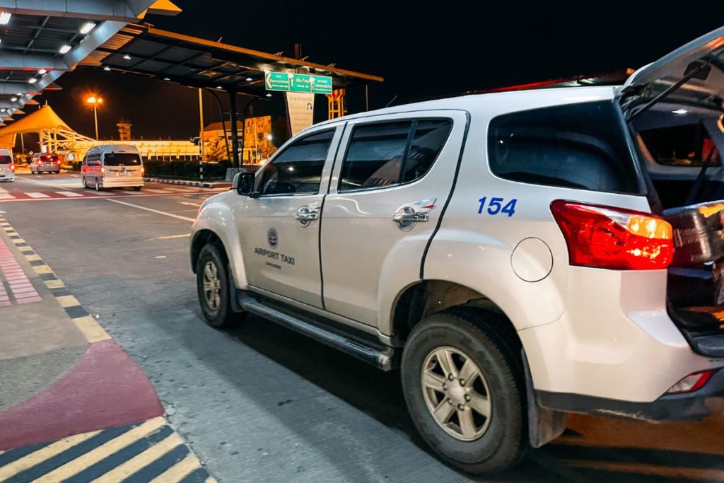 Táxi no Aeroporto de Chiang Mai