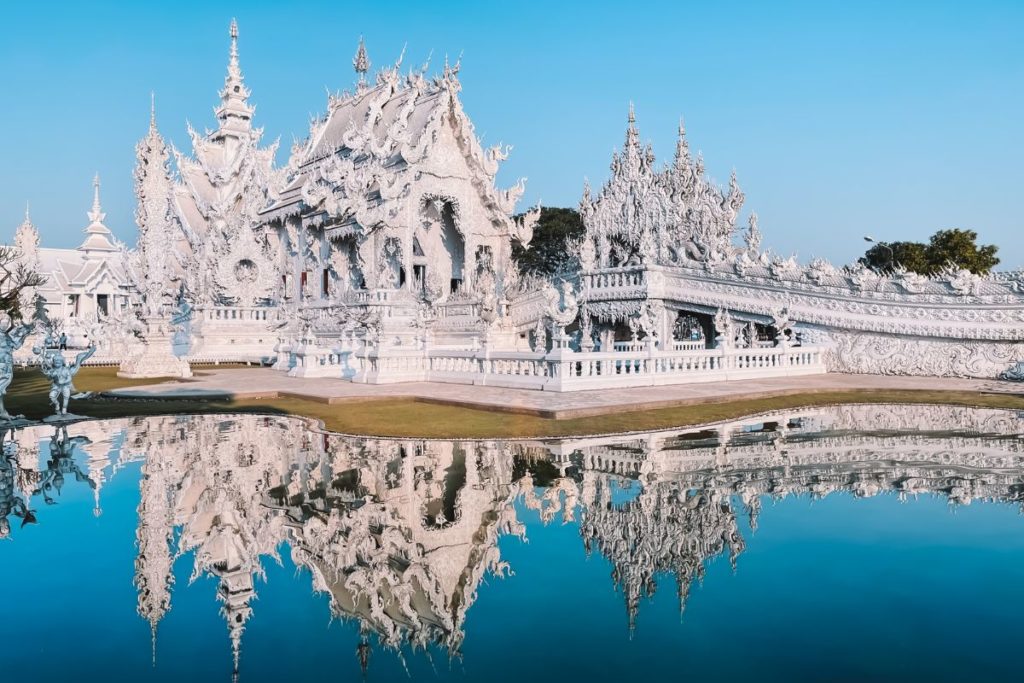 Templo Branco na Tailândia