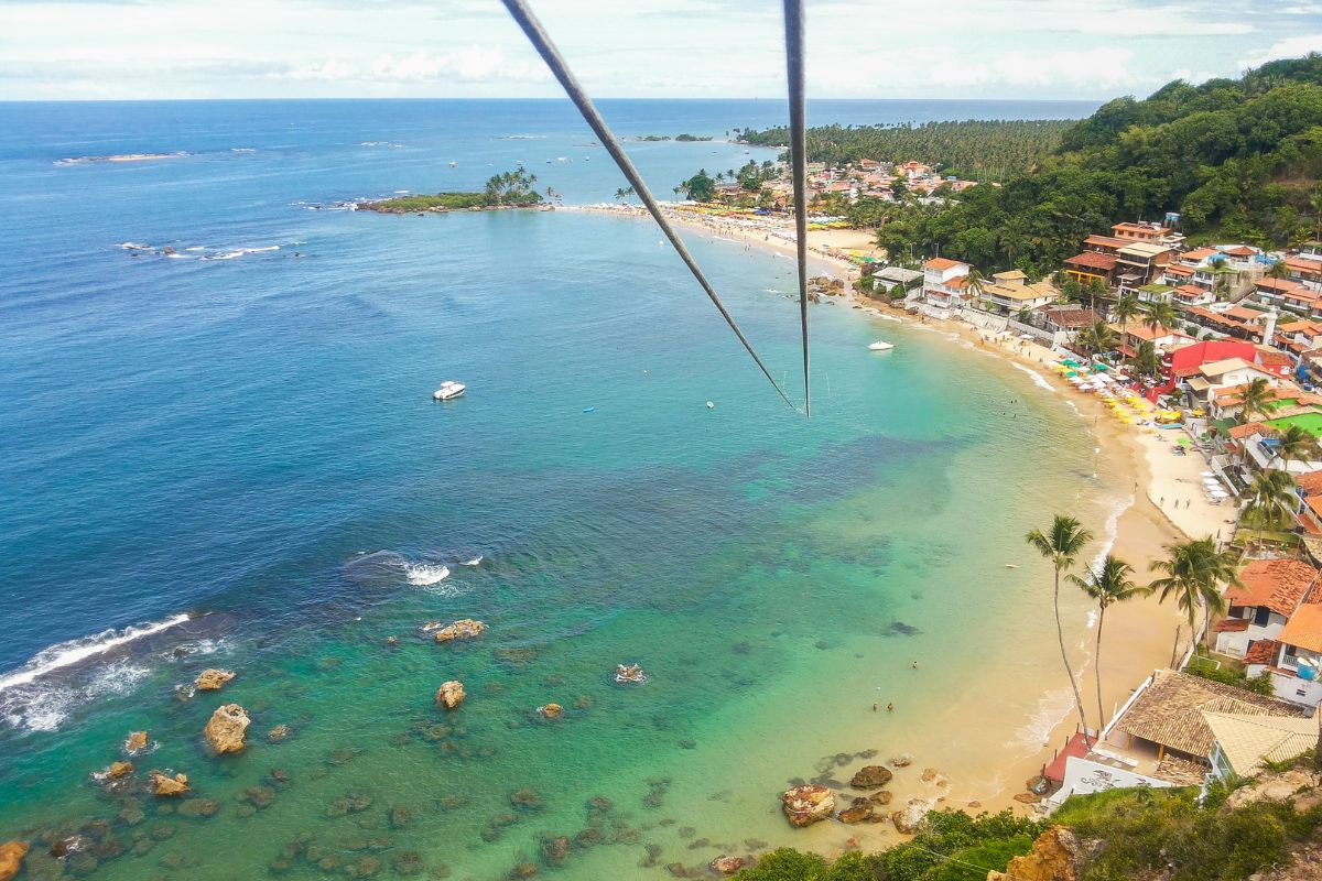 Tirolesa de Morro de São Paulo, Bahia