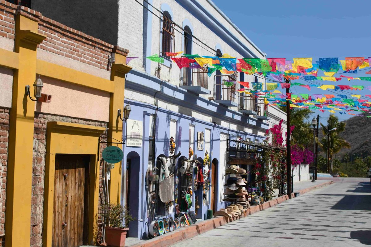 Centro histórico de Todos Santos, na Baja Califórnia Sur, México