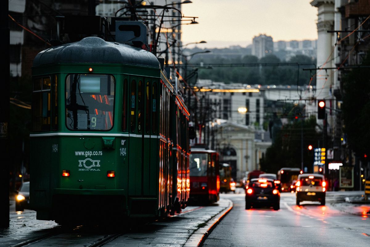 Bondes do transporte público de Belgrado, Sérvia