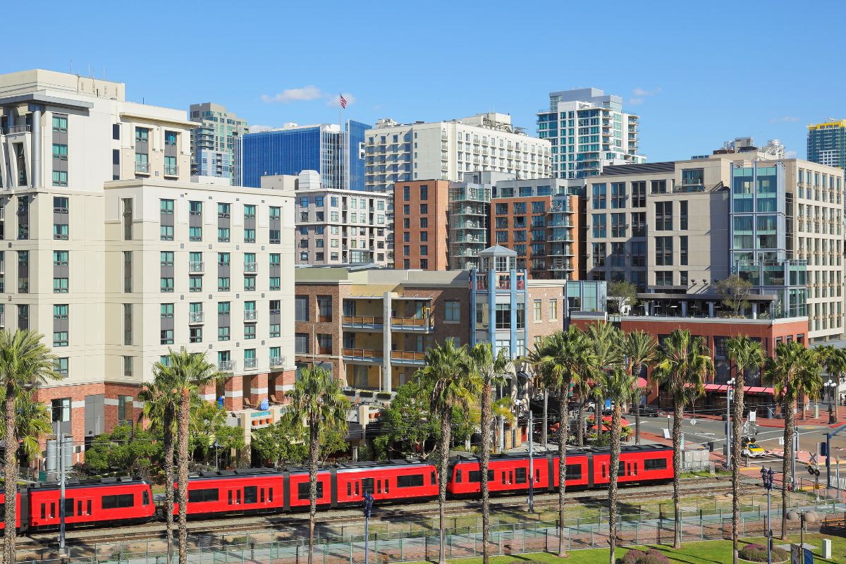 Trelley de San Diego em Gaslamp Quarter