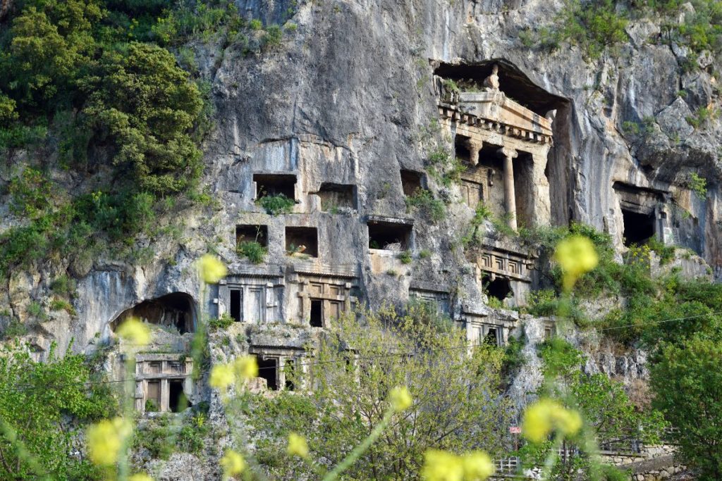 Tumbas de Amintas, na Turquia