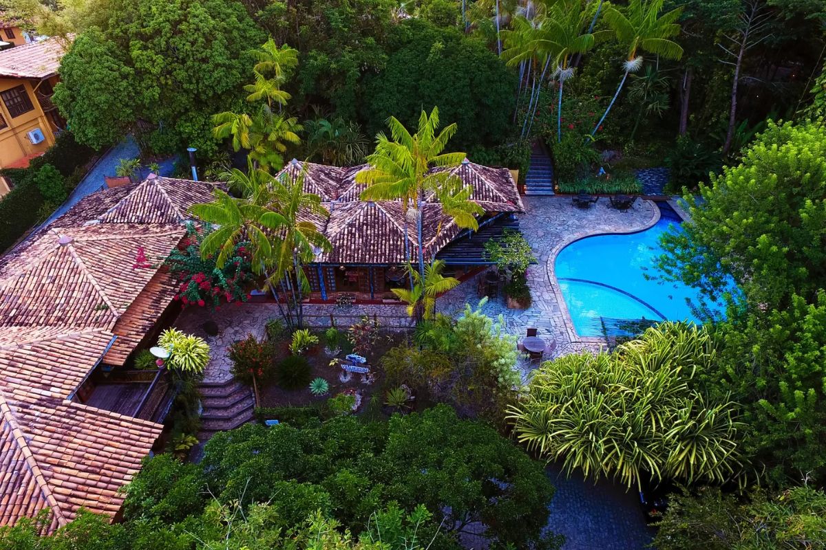 Panorama de hotel na Costa dos Coqueiros, Bahia