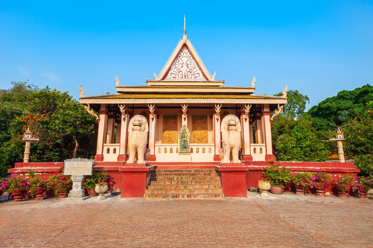Templo de Wat Phnom, no Camboja