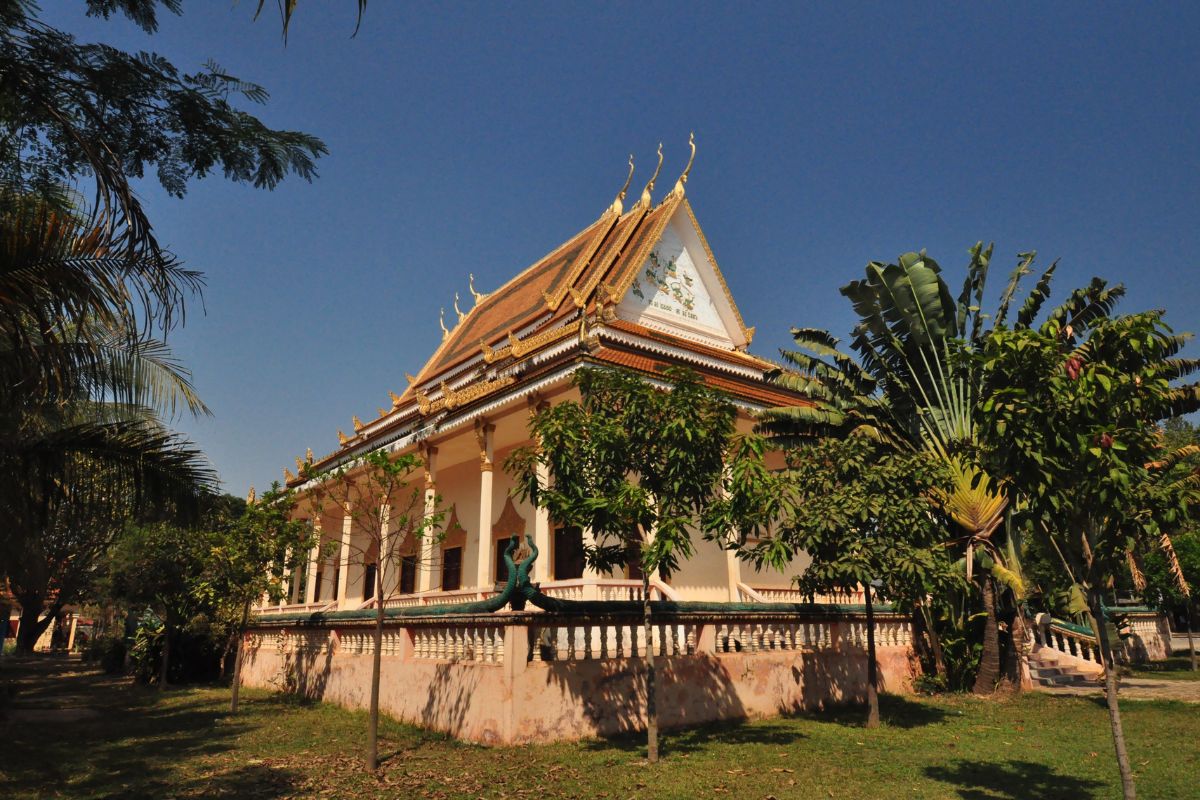 Templo Wat Thmey, o Killing Fields de Siem Reap